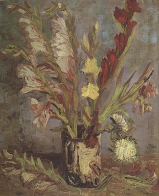 Vincent Van Gogh Vase with Gladioli (nn04)